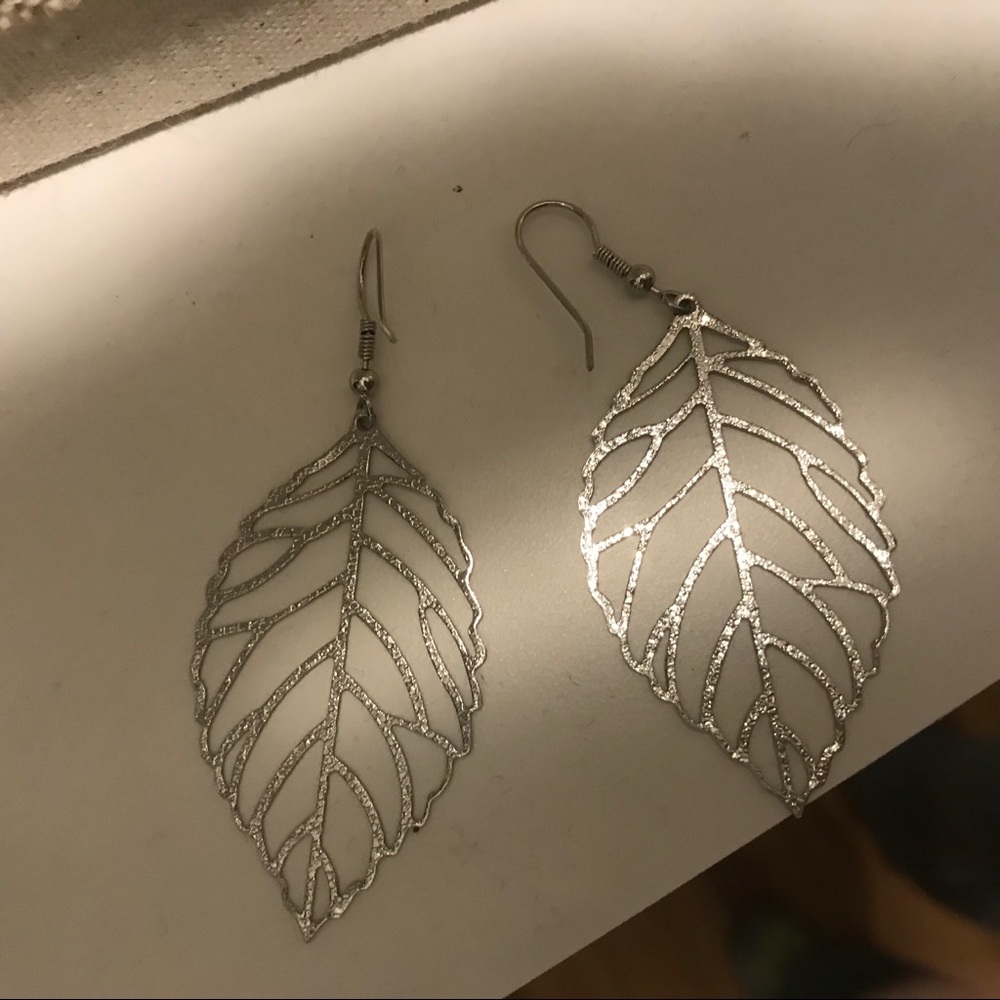 Boho leaf earrings